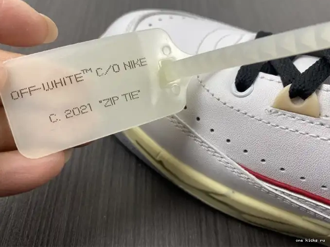 Rep Onekick 2 Retro DJ4375-106 Red White SP Off-White Low Jordan 0407